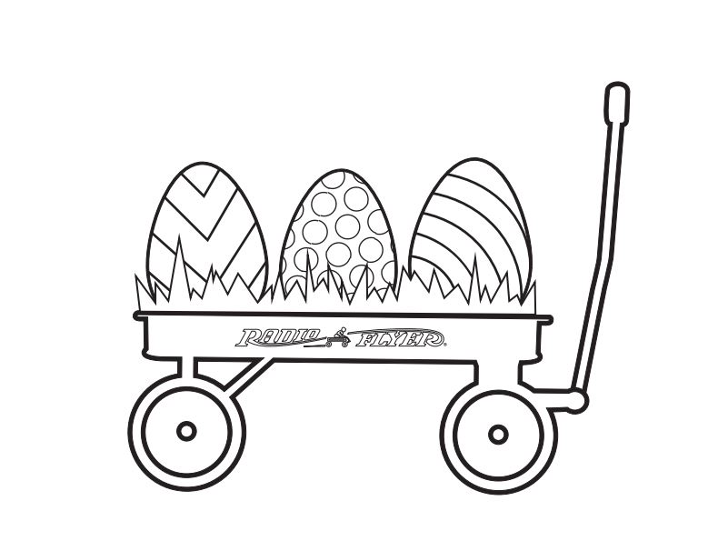 Easter Coloring Pages Printables for Kids 2022 Radio Flyer