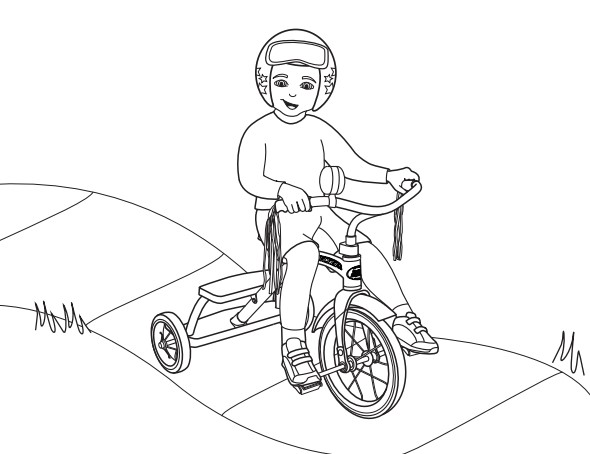 radio flyer coloring pages