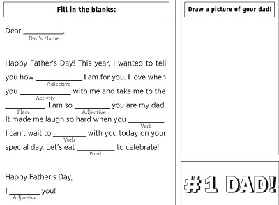fathers day mad-lib