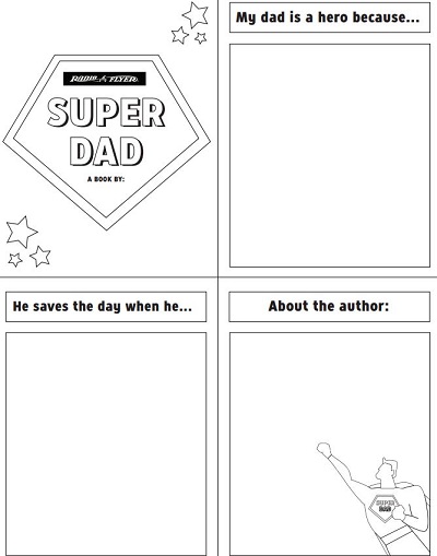 fill in the blank fathers day book