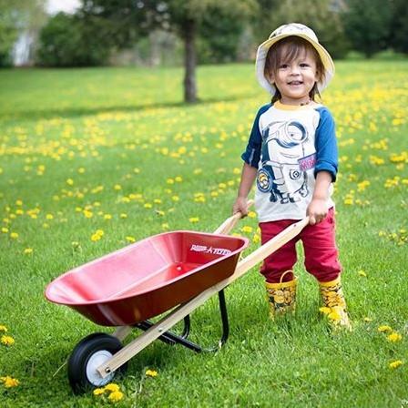 toddler wheelbarrow