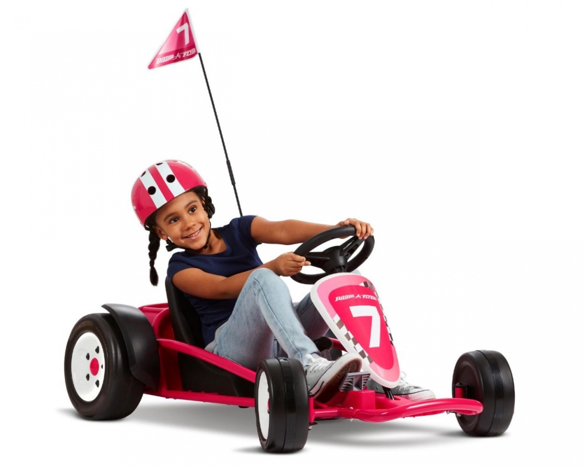 pink go kart